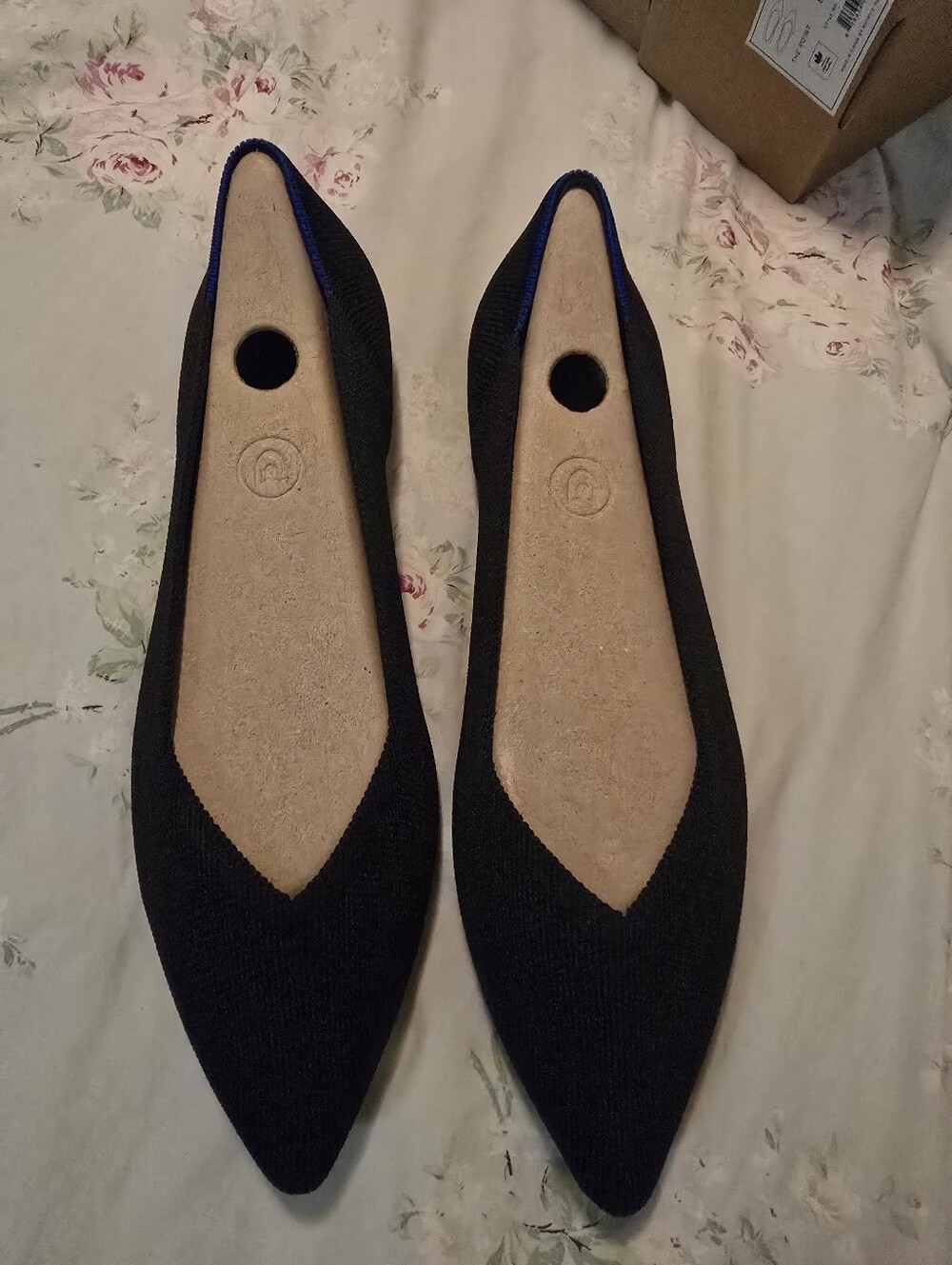 Rothys The Point Original Flat In Black Solid